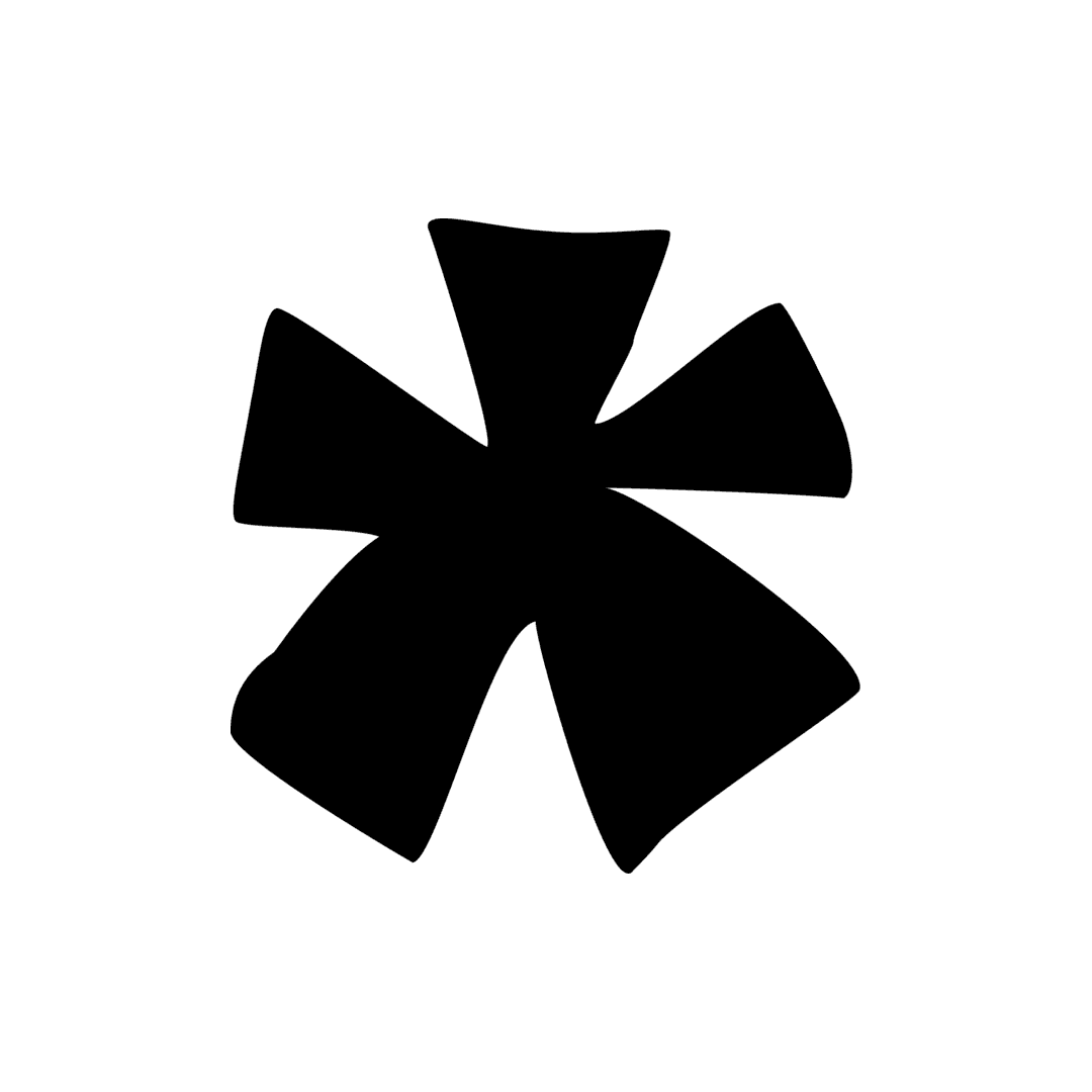 Asterisk — Black on White