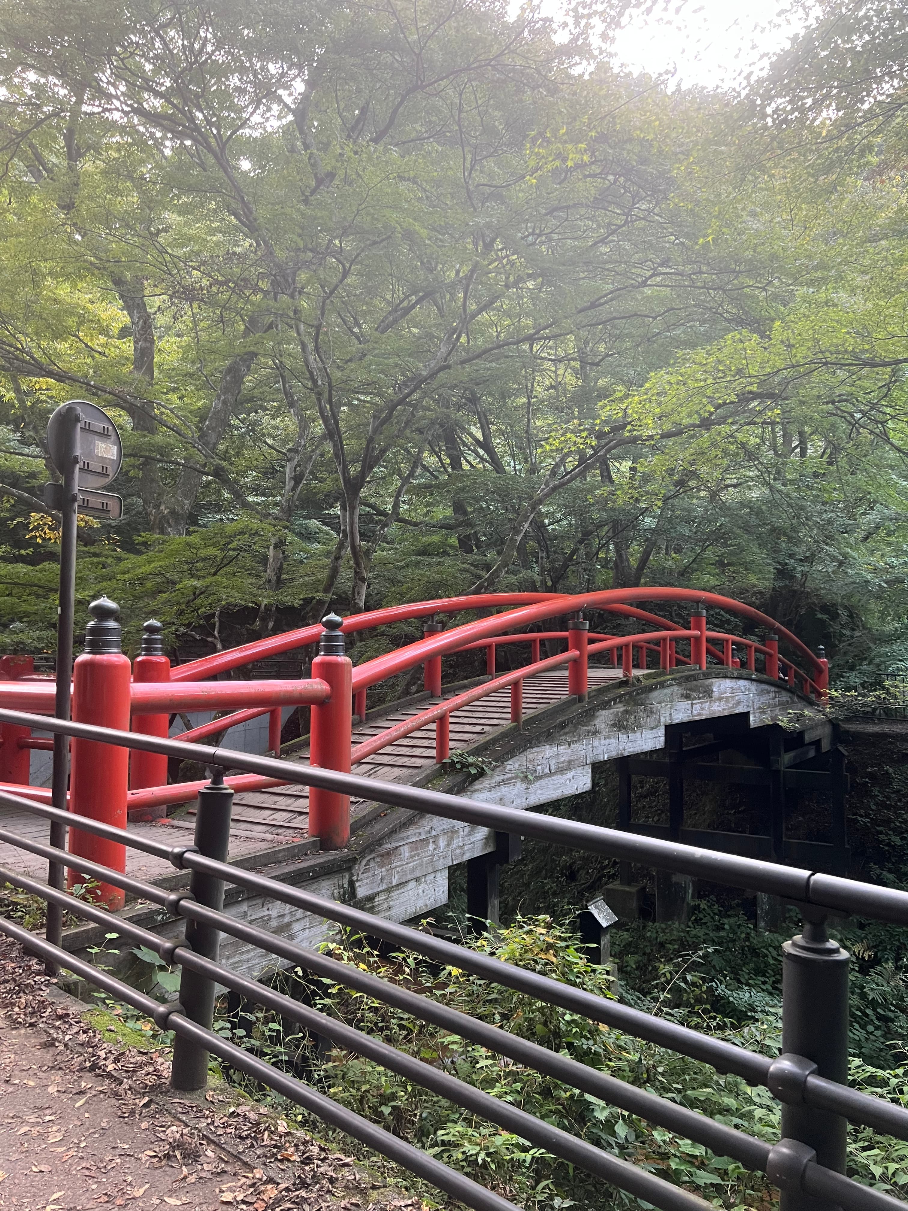 Hiking near the onsen town